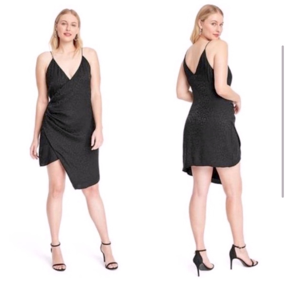 CUSHNIE Target Leopard Print Black dress NWT